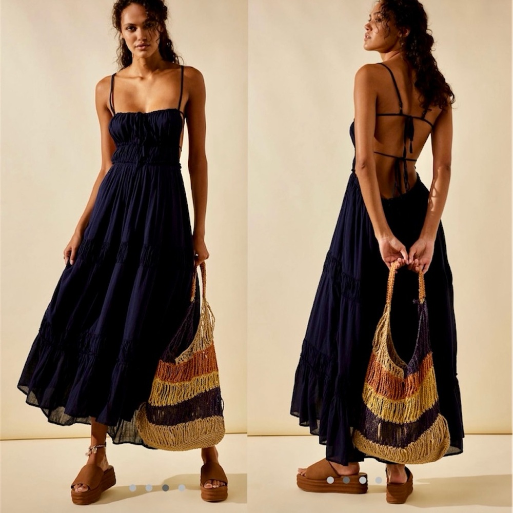 Free People ~ Taking Sides Maxi Dress XL ~ NWT